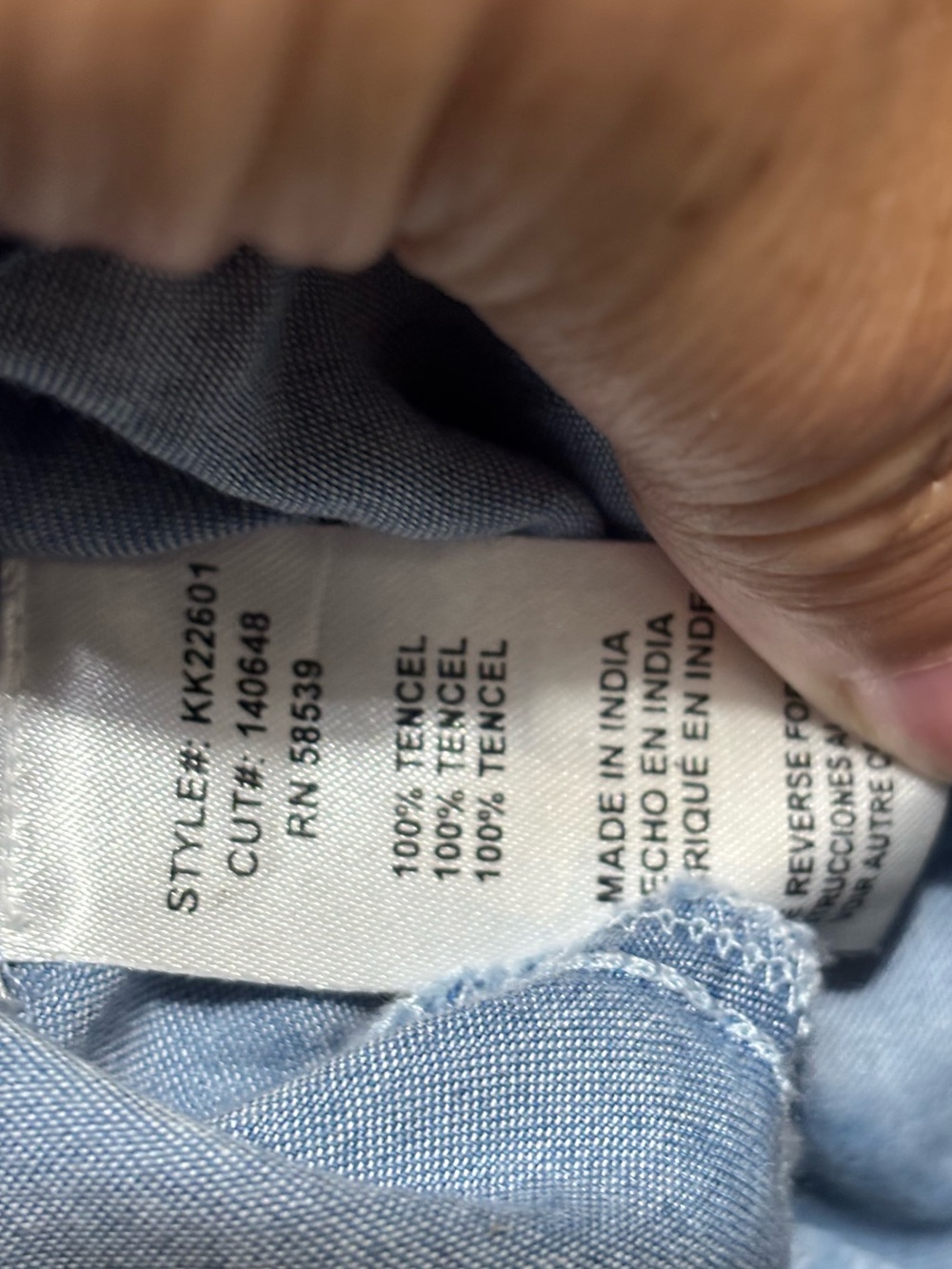 KUT from the Kloth Sz Md Denim Chambray Wrap Button Midi Skirt - Picture 4 of 5